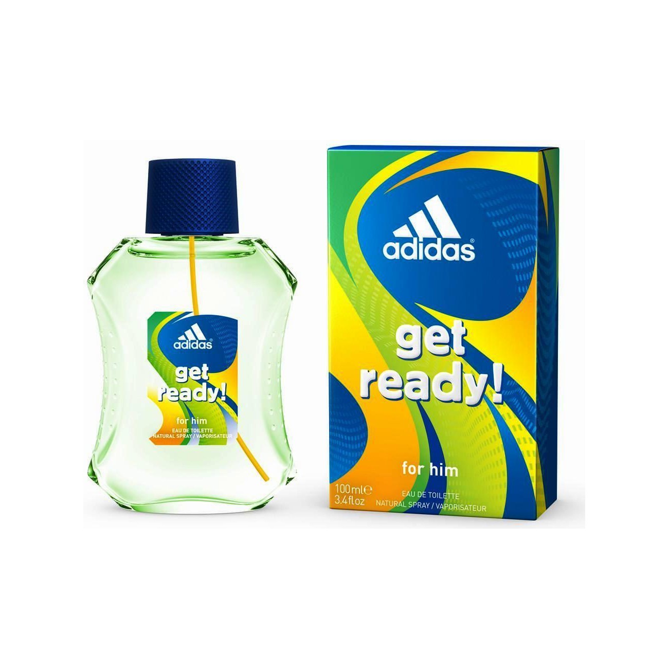 perfume-adidas-get-ready-hombre-100-ml.jpg Perfume Get Ready De Adidas Para Hombre 100ml - Imagen 1