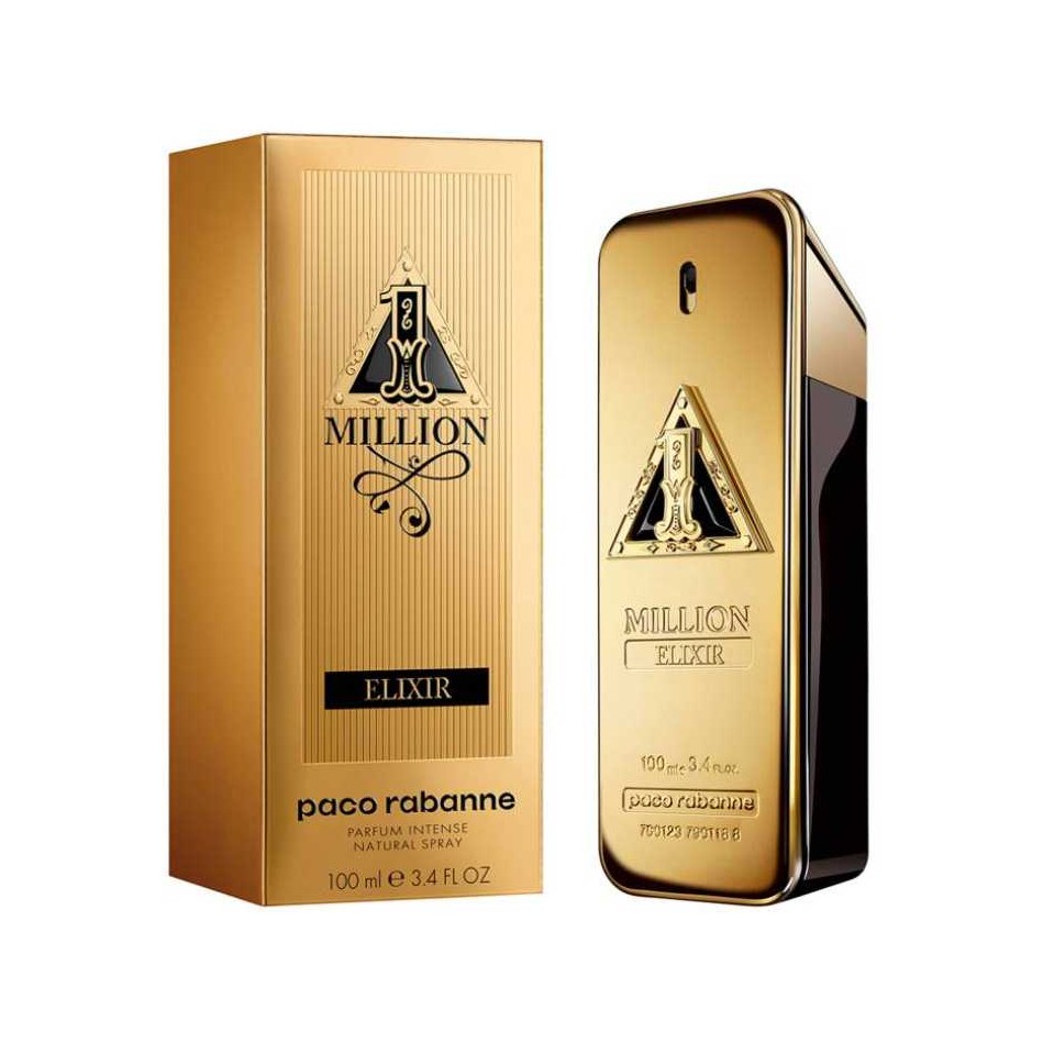 perfume-one-million-elixir.jpg Perfume One Million Elixir De Paco Rabanne Para Hombre 100 ml - Imagen 1
