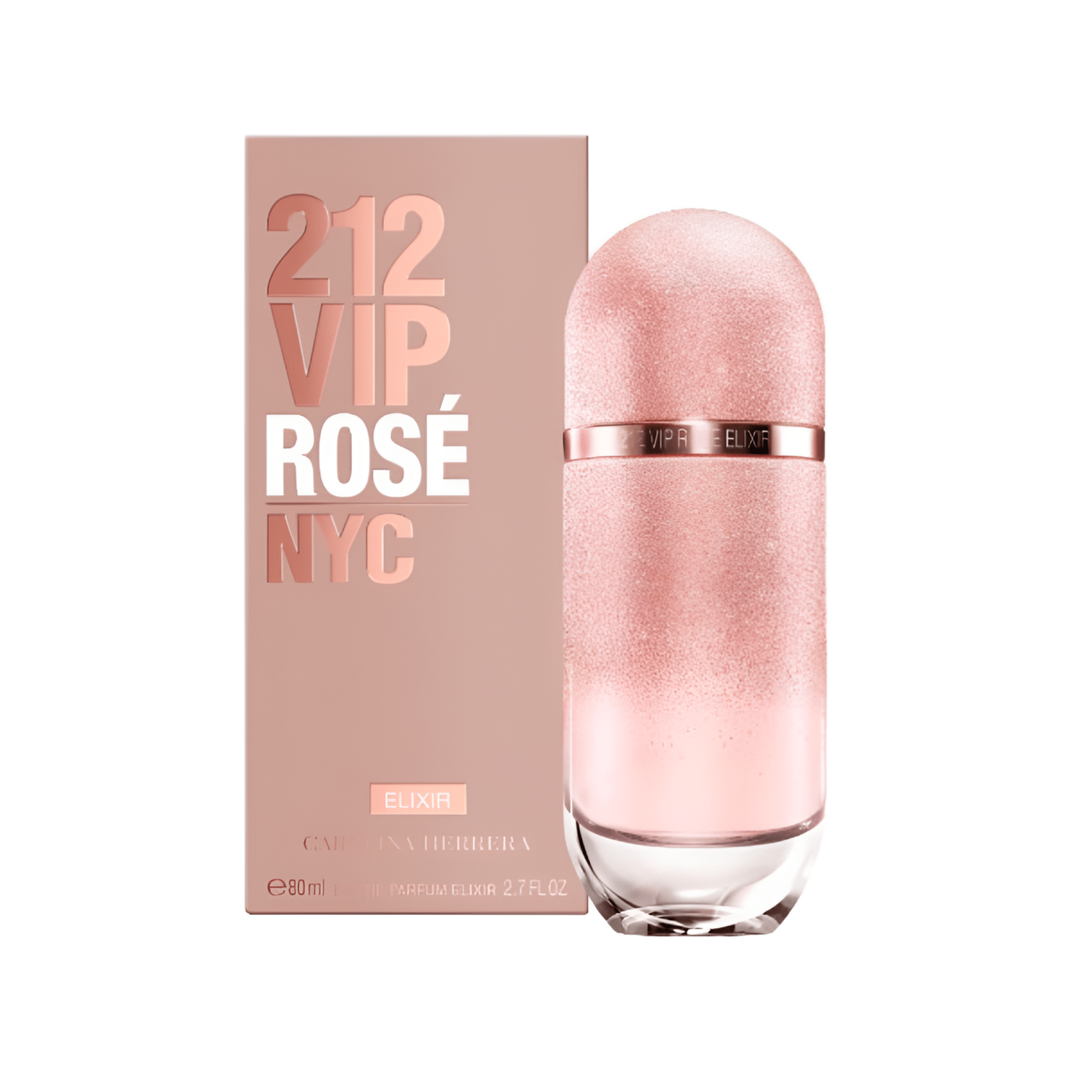 Perfume 212 Vip Rose Elixir De Carolina Herrera Para Mujer 80 ml