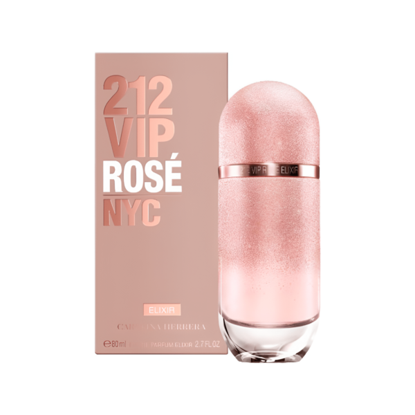 Perfume 212 Vip Rose Elixir De Carolina Herrera Para Mujer 80 ml
