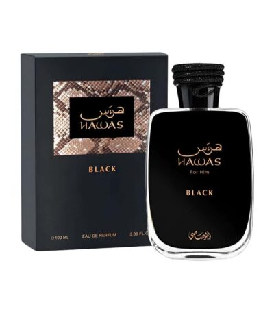 Perfume Hawas Black De Rasasi Para Hombre de 100 ml